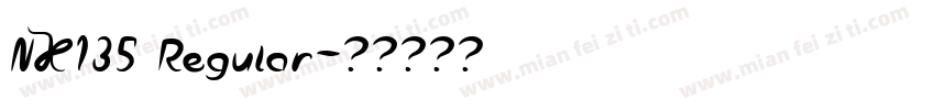 NK135 Regular字体转换